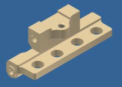 Cyclic Servo Mount ALU Silver (Front) - KSM10-50C02