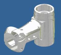 Cyber Rotor Hub ALU 7075 Silver - KSM10-50H01