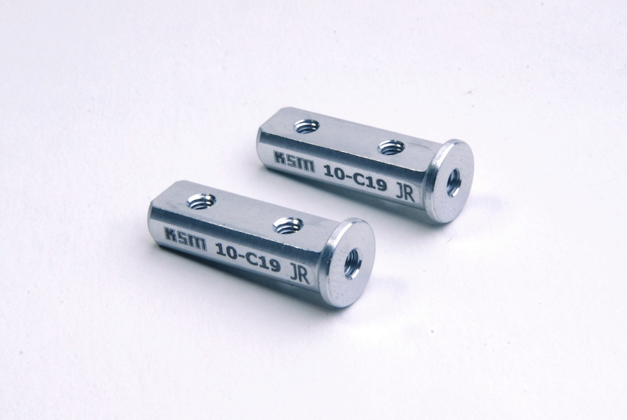 Elevator Servo mount JR ALU silver - KSM10-C19