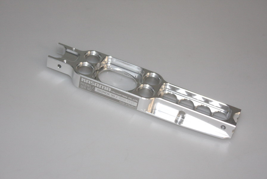 Main Chassis Engine Mount ALU Silver ECO - KSM10-F33